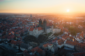 Quedlinburg von oben Quedlinburg von oben